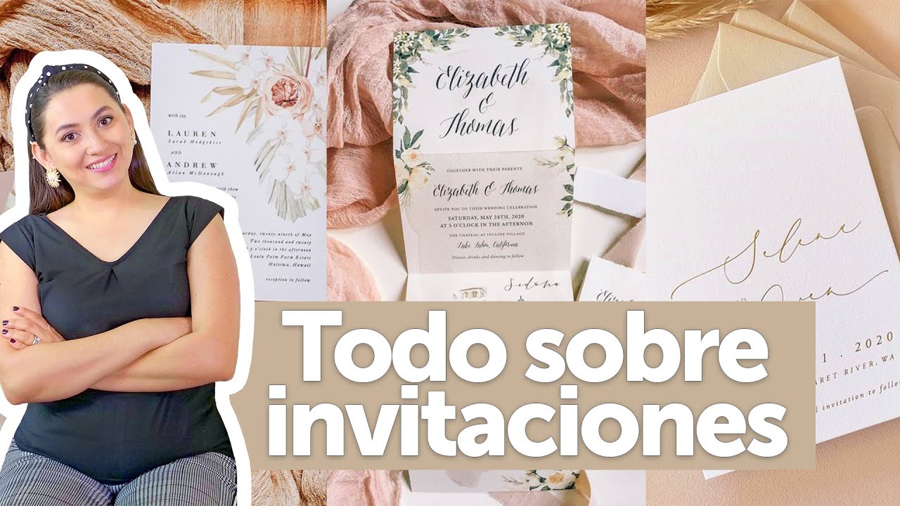 Invitaciones de la boda- Todo lo que necesitas saber | Wedding Invitations | Entre Boda y Boda