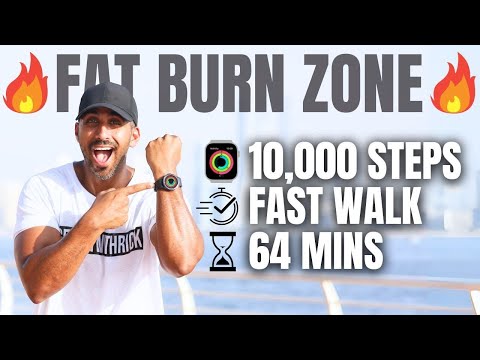 10000 steps SPEED Walking Workout | 10K steps challenge