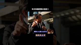 年少扶養控除の復活！ #国民民主党 #榛葉賀津也 #玉木雄一郎 #年少扶養控除