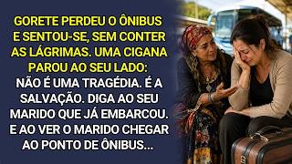 Ela chorava por ter perdido o ônibus. Mas a cigana disse: Não é uma tragédia. É um livramento…