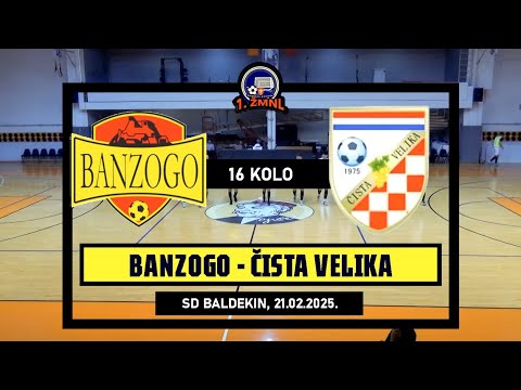 1. ŽMNL: BANZOGO - ČISTA VELIKA  1:3, 21.02.2025.