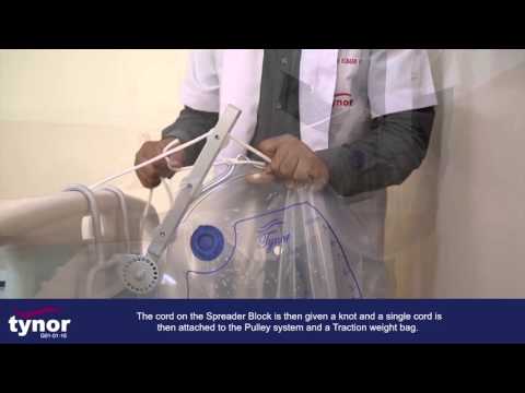 How to wear Tynor Skin traction Set