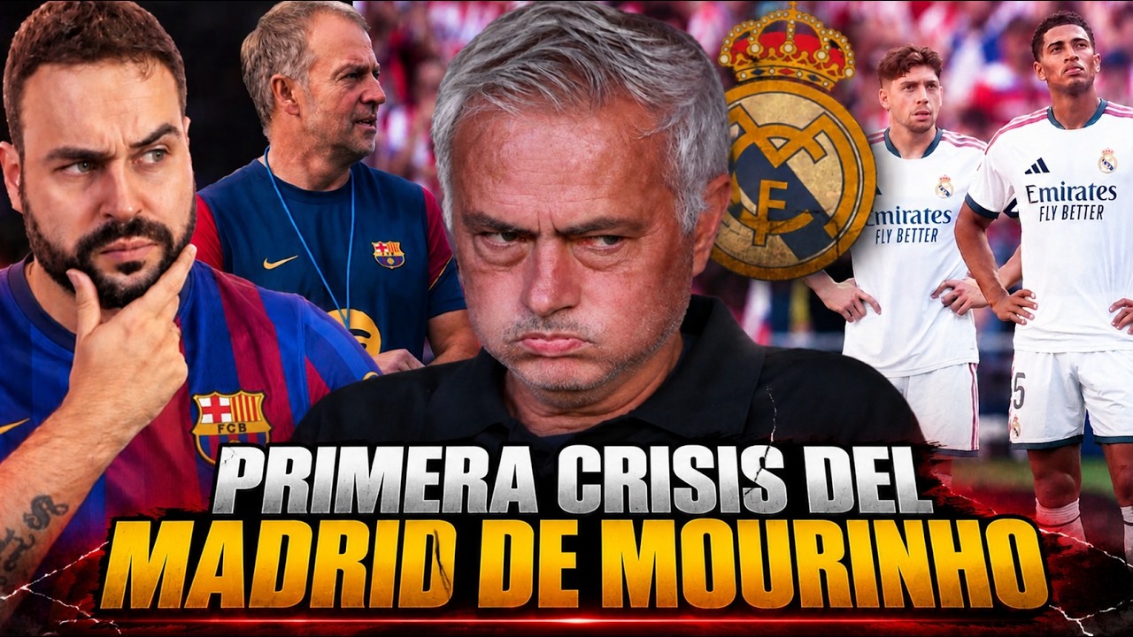 💥Se DESATA la PRIMERA CRISIS del REAL MADRID de MOURINHO ¡A 6 PUNTOS del BARÇA y MUCHAS DUDAS!