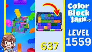 Solusi Level 1559 Color Block Jam