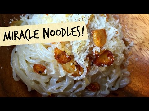 Miracle Noodles - Review & Recipe (Aglio e Olio)
