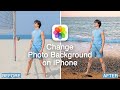 How to Change Photo Background in iPhone! [2023]