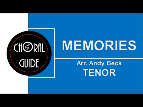 Memories - TENOR | Arr A Beck