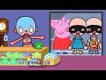 Peppa Pig In Toca Boca Living Above The Shops Full Episodes