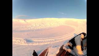 preview picture of video 'Avalanche Vs Snowmobile'