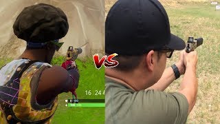 Fortnite Weapons In Real Life! (Silenced Pistol, Rocket Launcher, Assault Rifle And More!)