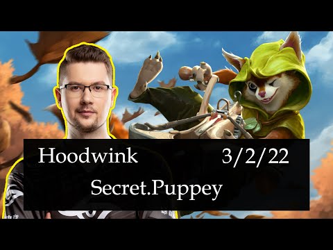 Hoodwink - Secret.Puppey - 3/2/22 - Hard Support / Pos 5  - Patch 7.29d - Dota 2 Replay