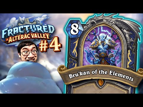 Shaman Hero Saves the Day?! Fractured in Alterac Valley Review #4 | Hearthstone