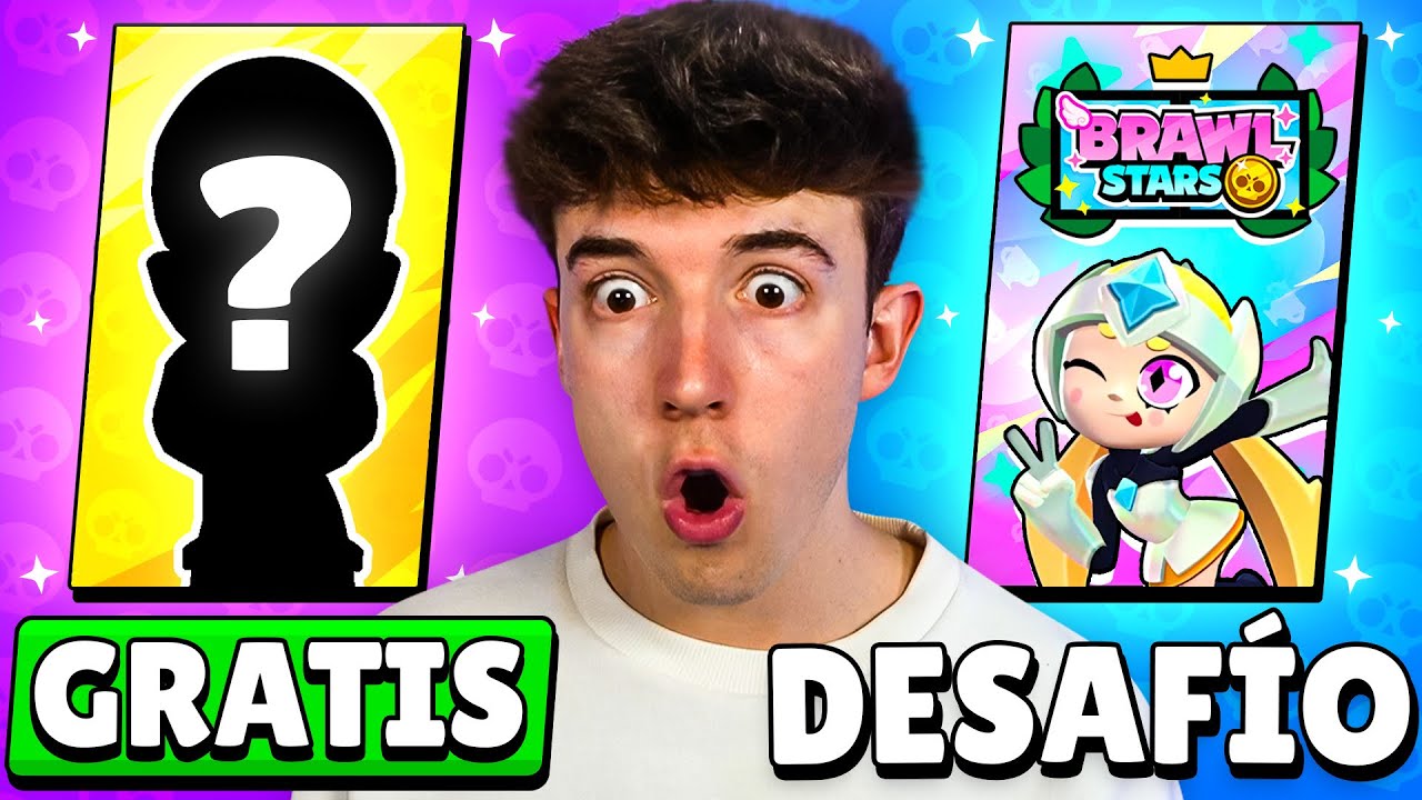 SKIN GRATIS Y JUEGO el DESAFIO de STARR NOVA con RANDOMS en BRAWL STARS