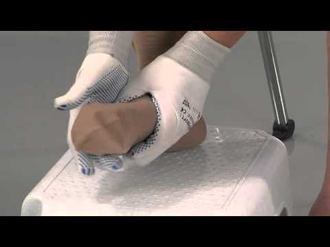 Infero, Venosan - zakładnie podkolanówki medycznej (film nr.2)