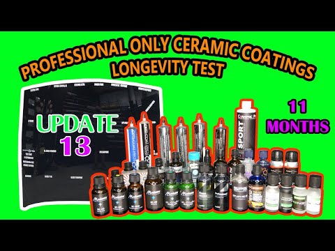 PROFESSIONAL ONLY ceramic coatings - 22 WAY LONGEVITY TEST - UPDATE 13 - 11 MONTHS