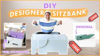 DIY Sitzbank mit Stauraum – günstig und einfach selber bauen! | EASY ALEX