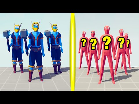 THOR LEGACY TEAM vs RANDOM TEAM | TABS - Totally Accurate Battle Simulator