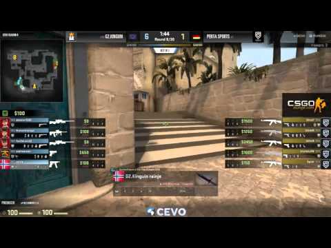G2.Kinguin vs Penta Game 2 (CEVO-P CS:GO Season 8) - Helium & Launders