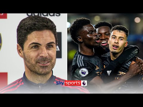 "He's a player with ENORMOUS potential" | Mikel Arteta on Gabriel Martinelli signing a new contract