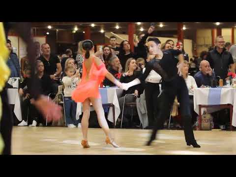 Mathéo RECIO & Rose MARQUEZ - Ch. Régional Occ/PACA/Corse 2023, Narbonne, Juniors II Latine (Samba)