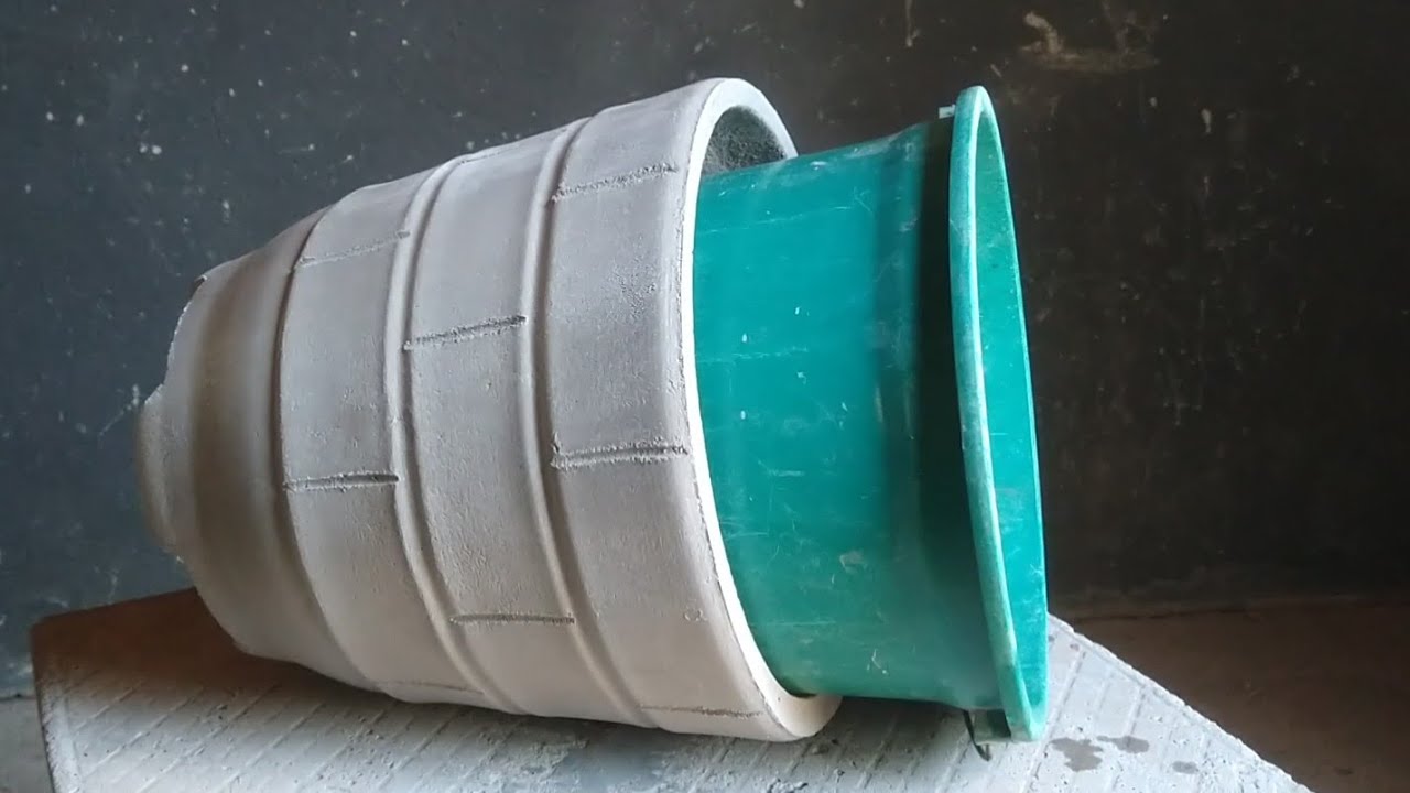 Jeito facil de fazer vasos de cimento em casa. Faça hoje mesmo.