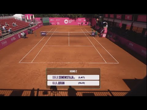 Darja Semenistaja (LAT) vs Kaja Juvan (SLO) - Game, Set and Match Point
