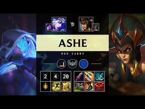 Ashe ADC vs Cassiopeia - EUW Challenger Patch 25.07