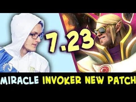 Miracle 7 23 INVOKER FIRST TIME — Aghanim still good؟
