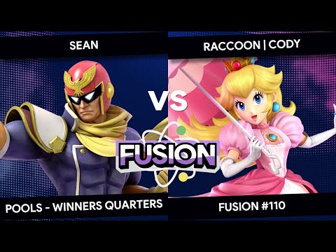 Fusion #110 - Sean (Captain Falcon) vs Cody (Peach) - Pools - Winners Quarters