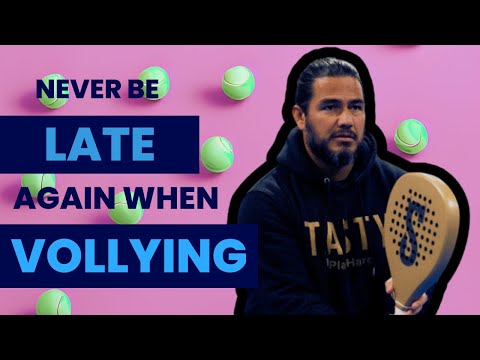 Never be late with your volleys by keeping your elbows on the table!