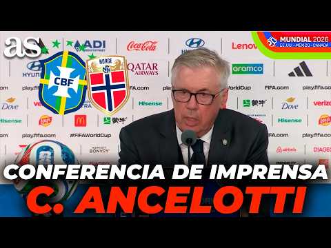 ANCELOTTI, COLETIVA COMPLETA após BRASIL 1 x 2 NORUEGA: BRASIL ELIMINADO da COPA DO MUNDO 2026