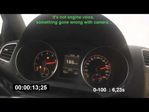 VW Golf 6 Mk VI GTI 2011 DSG 0-100 , 0-200 total STOCK!