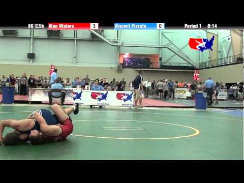 University Nat`ls FS  60 KG / 132.25 lbs: Alan Waters vs. Vincent Pizzuto