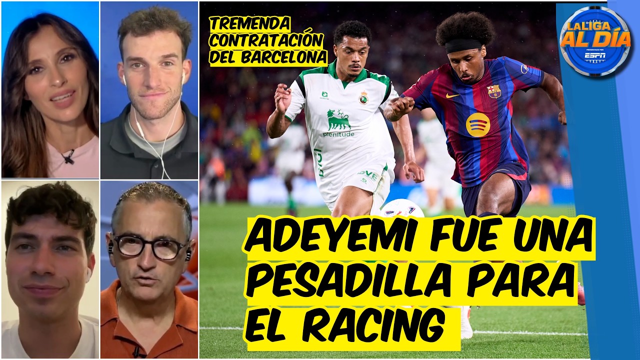 ADEYEMI REVOLUCIONA al BARCELONA y da todo un SHOW en la GOLEADA en el Camp Nou | La Liga al Día