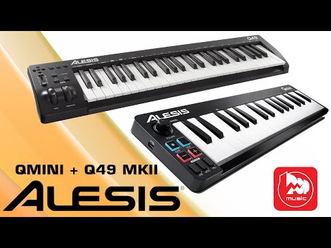 [Eng Sub] Alesis Q49 MKII and Alesis Q mini  budget-friendly midi keyboards