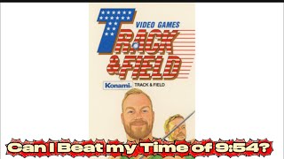 Track & Field 100m challenge Can I beat my ordinal time of 9:54? #retrogaming #videogames #gaming 
