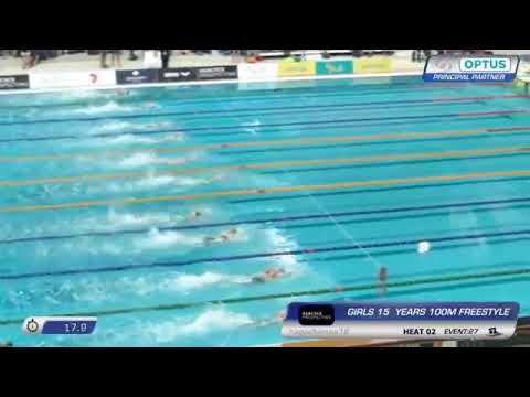 Ashlee Bloomfield - 2018 AUSTRALIAN AGE CHAMPS - 100m Freestyle