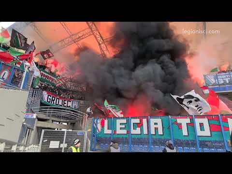 Doping kibiców Legii w Poznaniu