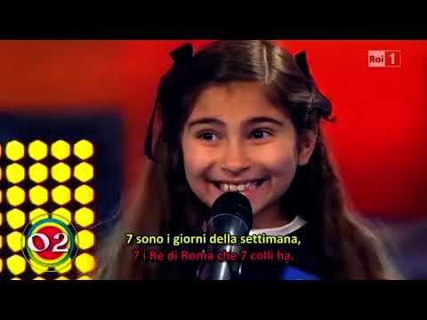 Sette Zecchino d oro 2010 coro dell'antoniano cantante Alice cn TESTO