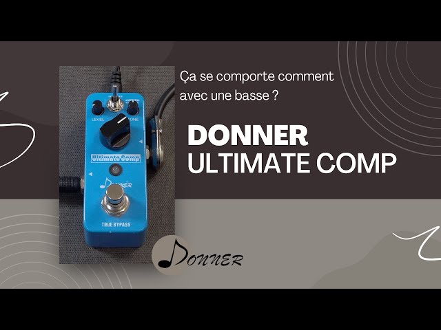 Vídeo relacionado con Pedal compresor Donner, Ultimate Comp 2 Modos Pedal de efecto de compresión puramente analógico para guitarra eléctrica y bajo True Bypass