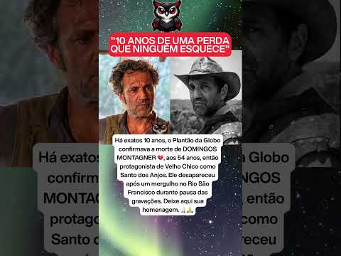 DOMINGOS MONTAGNER: 10 ANOS SEM O SANTO DOS ANJOS DE VELHO CHICO GLOBO