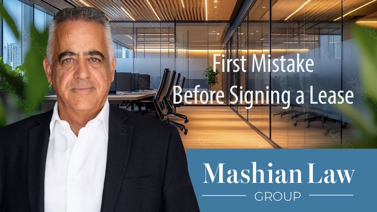 First Mistake Before Signing a Lease