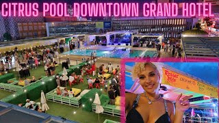 ROOFTOP Pool Party @ NIGHT ~ Citrus Grand Pool ~ Grand Hotel ~ Downtown Vegas ~ Reggae on the Roof