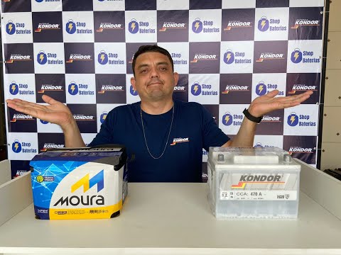 Qual a melhor bateria de 60ah? bateria Moura vs bateria kondor