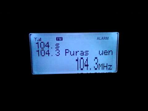 FM Dx TROPO KLQB 104.3 MHz "Puras Buenas" Taylor, Texas (Austin) 05-07-2015 0553 UTC (495 Km)