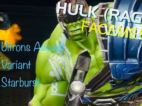 MCOC Ultrons Assault Variant 3.3! 5* 4-55 Gladiator Hulk (ragnarok) vs STARBURST path