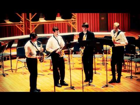 CFHS Saxophone Quartet - Jive for Five - Paul Nagle.mov