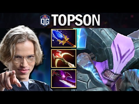 OG.TOPSON FACELESS VOID WITH 25 KILLS - DOTA 2 7.27 GAMEPLAY
