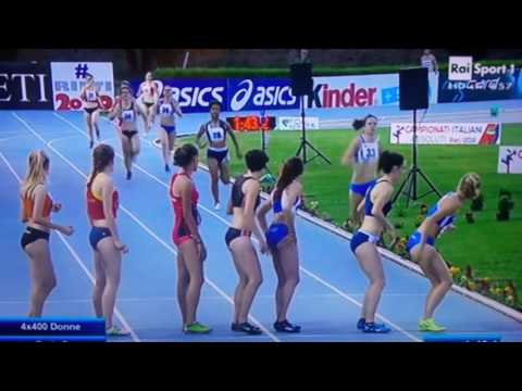 Record Italiano Esercito Staffetta 4x400 Donne Serie 2-Campionati Italiani Assoluti-Rieti-26/06/2016