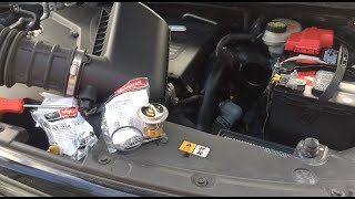 2013 Ford Explorer Sport 3.5 replace thermostat P0128 code